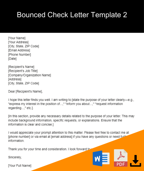 bounced check letter template